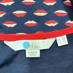 Boden Penelope Lip Novelty Print Shortsleeve Dress Modal Cotton Summer Women 4R Size 4 Photo 4