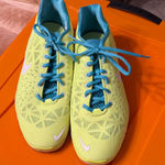 Nike  Vibrant Green and Blue Athletic Shoes Photo 0