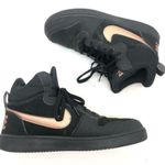 Nike  Women's Court Borough Mid Premium black & metallic bronze sneakers size 8.5 Photo 1