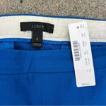 J.Crew Martie Pant in Bi-Stretch Cotton Pool Blue NWT Style B8521 Size 8 Photo 1