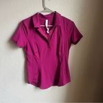 Lululemon  Quick-Drying Short Sleeve Polo Shirt
Magenta Purple Photo 3