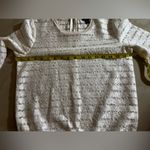 Ann Taylor Ann Taylo Cardigan Sweater MP Women's Black Cotton/ Poly Lace Long Sleeve‎ Zipp Photo 4