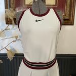 Nike  Court Dri-Fit Slam Tennis Dress Back Cut Out Mesh Pleats - Sz XL 🧡🎀 Photo 5