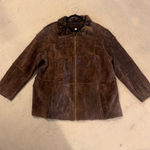 Westbound Women's Brown Faux Suede Patchwork Jacket 2X Photo 9