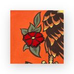 Lucky Brand Rare: Y2K Lucky ✌︎︎ Eagle Tattoo Embroidered Zip Track Jacket ✌︎︎ Orange ✌︎︎ M Photo 4