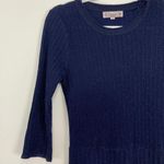 Nanette Lepore Navy Sparkle Fit and Flare Dress Photo 89