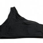 Black one shoulder swim top Size XL Photo 2