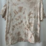 Carly Jean Los Angeles  Beige Tie-Dye Tee Photo 3