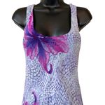 Vintage 90’s Y2K Tessuto Bold Floral Dress Purple Size XS Photo 1