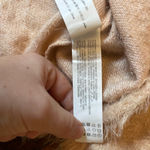 ZARA Peach Furry Funky Indie Boho Long Sleeved Sweater Size S Photo 8