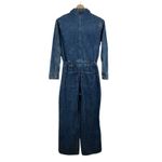 Universal Threads Universal Thread Denim Jumpsuit Wide Leg Long Sleeve Blue 2/R Utility Casual Photo 2