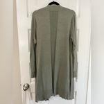 Olive Open Front Cardigan by Adrienne Vittadini Green Size L Photo 5