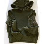 Michael Stars New.  green cropped hoodie. XS. Retails $139 Photo 2