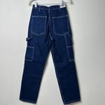 Brandy Melville J. Galt Painter Pants Slim Leg Blue Jeans Women's Small NEW Photo 2