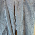 Madewell  Light wash belted baggy jeans sz 32 wide leg causual *missing belt Photo 6