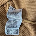 INC Medium Bodycon Midi Sweater Dress Ribbed Long Sleeve Stretch Lined Camel New Brown Photo 8