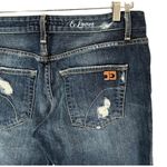 joe's jeans Joes Cropped Ex Lover Jeans Womens 26 Blue Gemma Wash Distressed Denim Boyfriend Photo 4