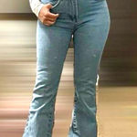 Princess Polly  high rise flare jeans Photo 0