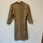 J. McLaughlin Panama Catalina Cloth Faux Wrap Dress Animal Print Midi Modest Photo 8