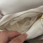 Melie Bianco NWT Alexandra Cream Vegan Leather Top Handle Bag Bridal Neutral Photo 3