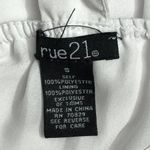 Rue 21 Women's White Layered Sleeveless Chiffon Mini Dress Small Photo 2