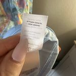 Lulus  Perfectly Divine Blue Floral Tulle Tiered Ruffled Midi Dress Size L NWT Photo 7