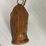 Patricia Nash Marcelli Woven Tan Hobo Genuine Leather Shoulder Bag Purse Photo 12