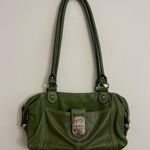 Sophia Caperelli Green Leather Silver Tone Hardware Shoulder Bag Purse Photo 0