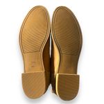 Toms Ella Chelsea Boots Skip On Booties in Honey Leather Faux Shearling Size 9.5 Photo 13