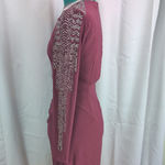 Cache Deadstock  Embellished Crimson Dress Size 10 Photo 3