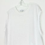 IRO  Karami Asymmetrical Lace-Up Top in White Size Small Linen Photo 3