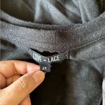 Love Lace black long sleeve fleece lightening bolt and stars top size 2X Photo 1