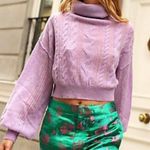 Free People  Riviera Cashmere Turtleneck Cropped Oversized Sweater, size xs Photo 0