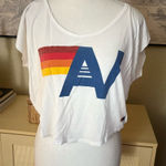 Aviator Nation  Sleeveless Boyfriend Tee Shirt Top Size 6 Photo 0