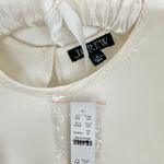 J.Crew Drapey Tee Shirt Top Blouse Viscose Ivory Classic Neutral Medium NWT Photo 4