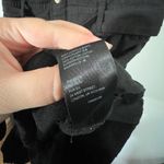 Urban Outfitters UO Denim Short Jumpsuit Romper in Black Size Medium with Waist Tie Photo 9