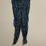Beyond Yoga  Lux Droplets Print High Waisted Leggings Black Blue- Size Small Photo 2