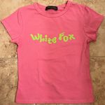 White Fox Boutique baby tee Photo 1