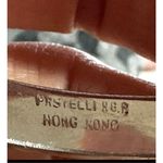 Vintage Pastelli silver Tone rolled gold plated Bangle Bracelet 1970's Etched H Photo 9
