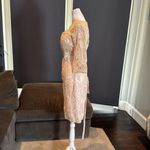 Women’s Tea Length BodyCon Dress Matching Chiffon Jacket Corset Back Size XS Photo 4