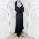 Apt. 9  High Low Halter Tie Neck Midi Maxi Dress Black Small Sleeveless Photo 2