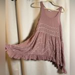 Free People Intimately  Voile Trapeze Lace Slip Dress Tunic in Misty Pink XS Photo 6