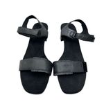Munro  Sandals‎ Size 8.5 Wide Black Open Toe Leather Denise II Block Heel NEW Photo 3