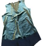 Commando Velvet Thong Bodysuit Shirt Top Blouse V-Neck Layering Size Medium Photo 3