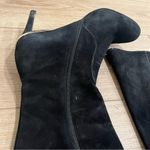 Coach  Roma Black Tall Suede Heeled Knee High Boot Leather Size 10 Photo 2