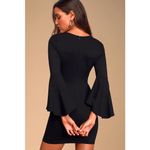 Lulus Gimme Some Flare Ruffle Sleeve Dress Photo 2