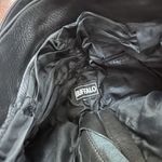 Buffalo Vintage Leather Moto Pants w/ Leather Belt Photo 3