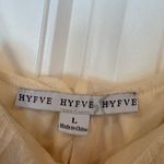 HYFVE‎ Cream Ruffle Cold Shoulder Dress Size Large Photo 5