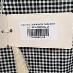 NWT DÔEN Angie Straight Neck Tank | Sz Medium | Noir La Maddalena Gingham Black Photo 12