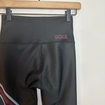 SoulCycle SOUL BY - Chevron Blocked Leggings Athletic Training Workout Gym Pants Photo 5